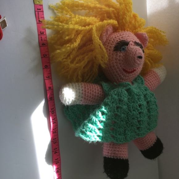 vintage miss piggy crochet - Picture 11 of 13
